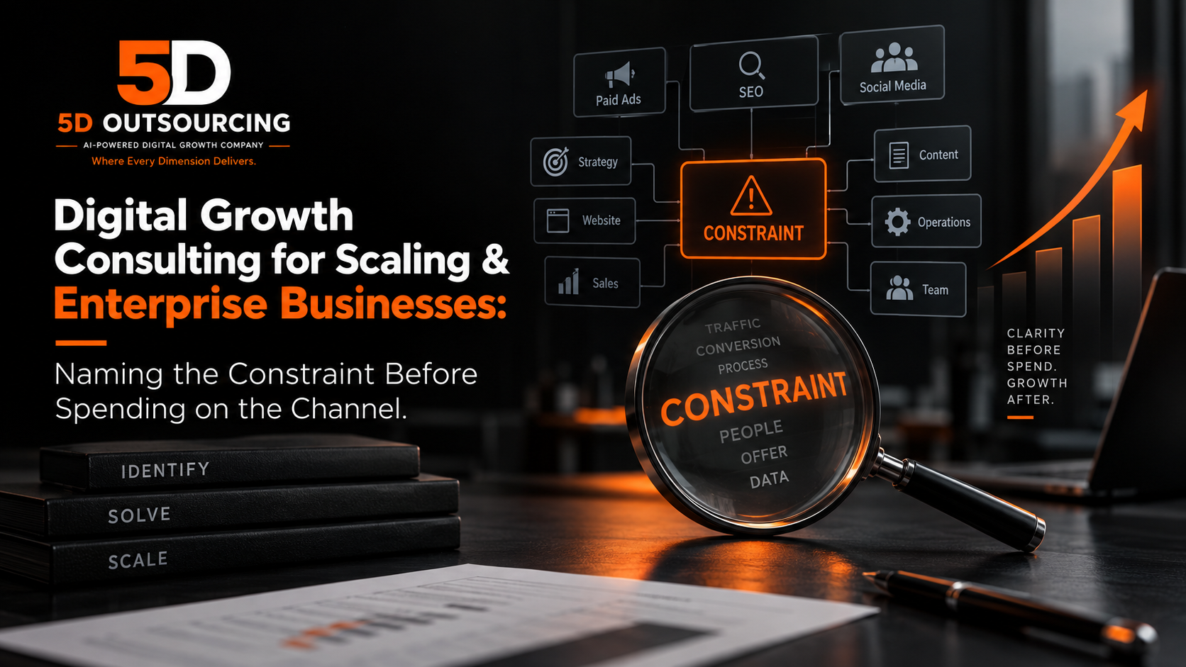 Digital growth consulting for scaling and enterprise businesses in Egypt and the GCC by 5D